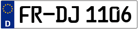 Truck License Plate